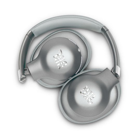 JBL EVEREST&trade; ELITE 750NC - Silver - Wireless Over-Ear Adaptive Noise Cancelling headphones - Detailshot 1 image number null